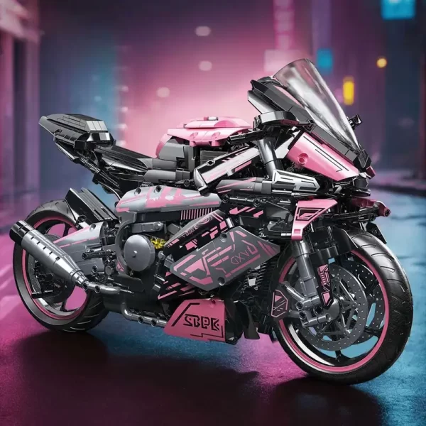 BMW m1000 RR Versión Pink -1985 piezas