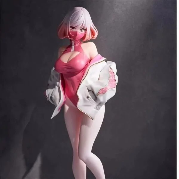 Figura de Anime Mask Girl Luna (Rosado)