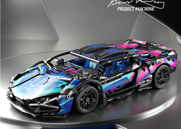 Carro Lamborghini Technical Cyberpunk, 1314 piezas